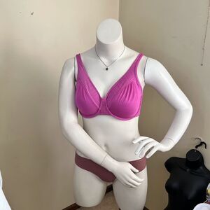 Colorful pink bra   